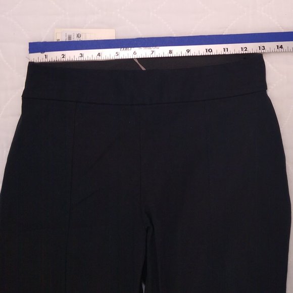 A New Day Size 2 Black Slacks/Trousers (26"x26.5") Stylish & Comfy NWT - Picture 7 of 8